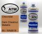 Preview: Chevrolet, Dark Chestnut Metallic, 65 / WA8918: 400ml Sprühdose + 400ml Klarlack - Set, von ATW Autoteile West.